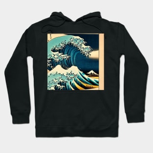 The Majestic Wave - A Stunning Ukiyo-e Painting Hoodie